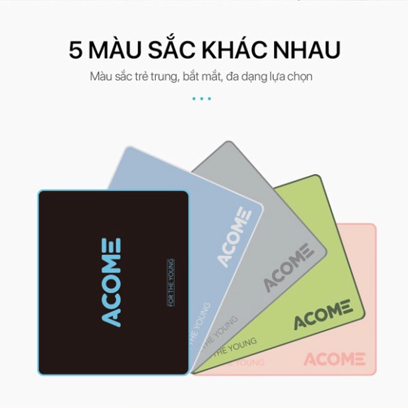 Chuột Không Dây ACOME AM300 Và tấm lót Chuột AMP01 Chuột Tĩnh Âm khuyến mãi kèm theo Pin - Bảo hành 12 THÁNG .