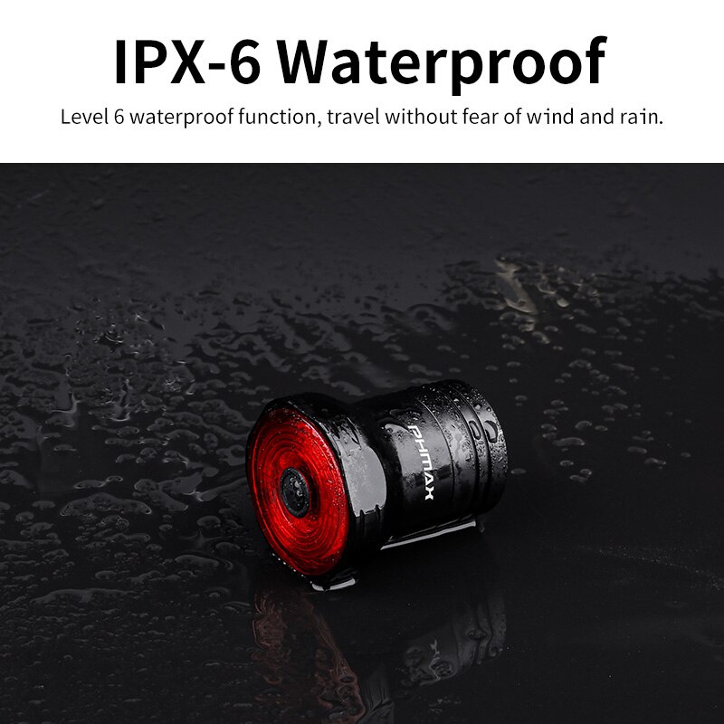 Đèn gắn yên xe đạp X-TIGER tự động tắt/mở thông minh chống thấm nước có thể sạc lại USB