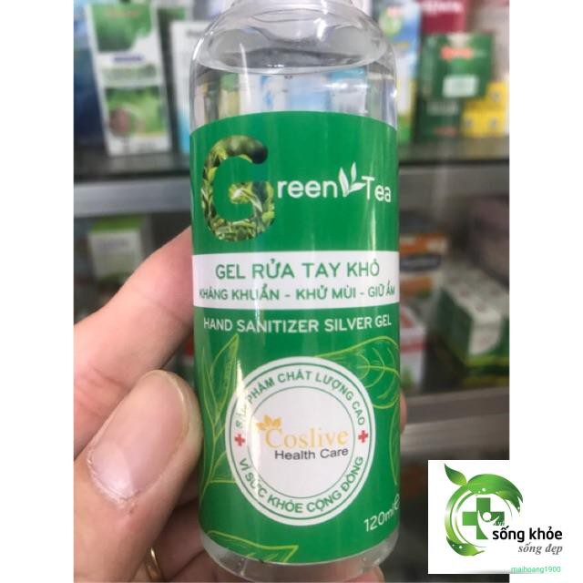 GEL RỬA TAY KHÔ GREENTEA 120ml