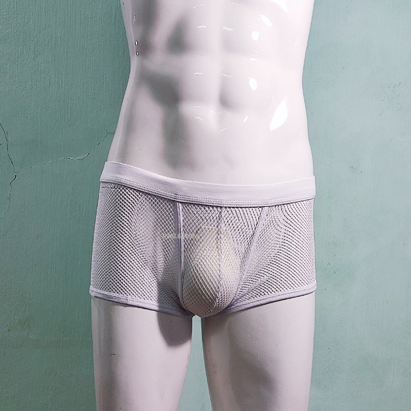 Quần lót nam dạng boxer SX.06 chất thun lưới đẹp, nhiều màu - ẢNh, video shop làm - giao hàng không để tên