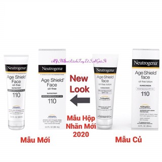 Kem chống nắng Neutrogena Age Shield Face SPF 110 ( 88mL)