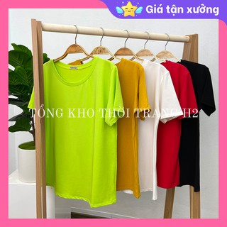 Ảnh thật 100% ✅ ÁO THUN TRƠN OVERSIZE ĐỦ MÀU UNISEX, ÁO PHÔNG TRƠN
