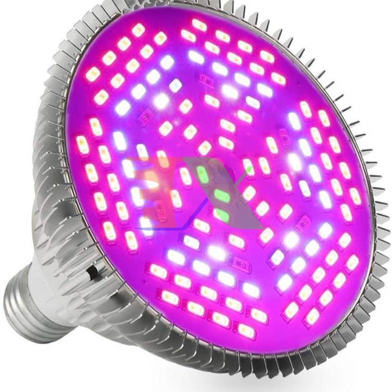 Đèn Led trồng cây, Đèn led trồng rau trong nhà (80W, E27)