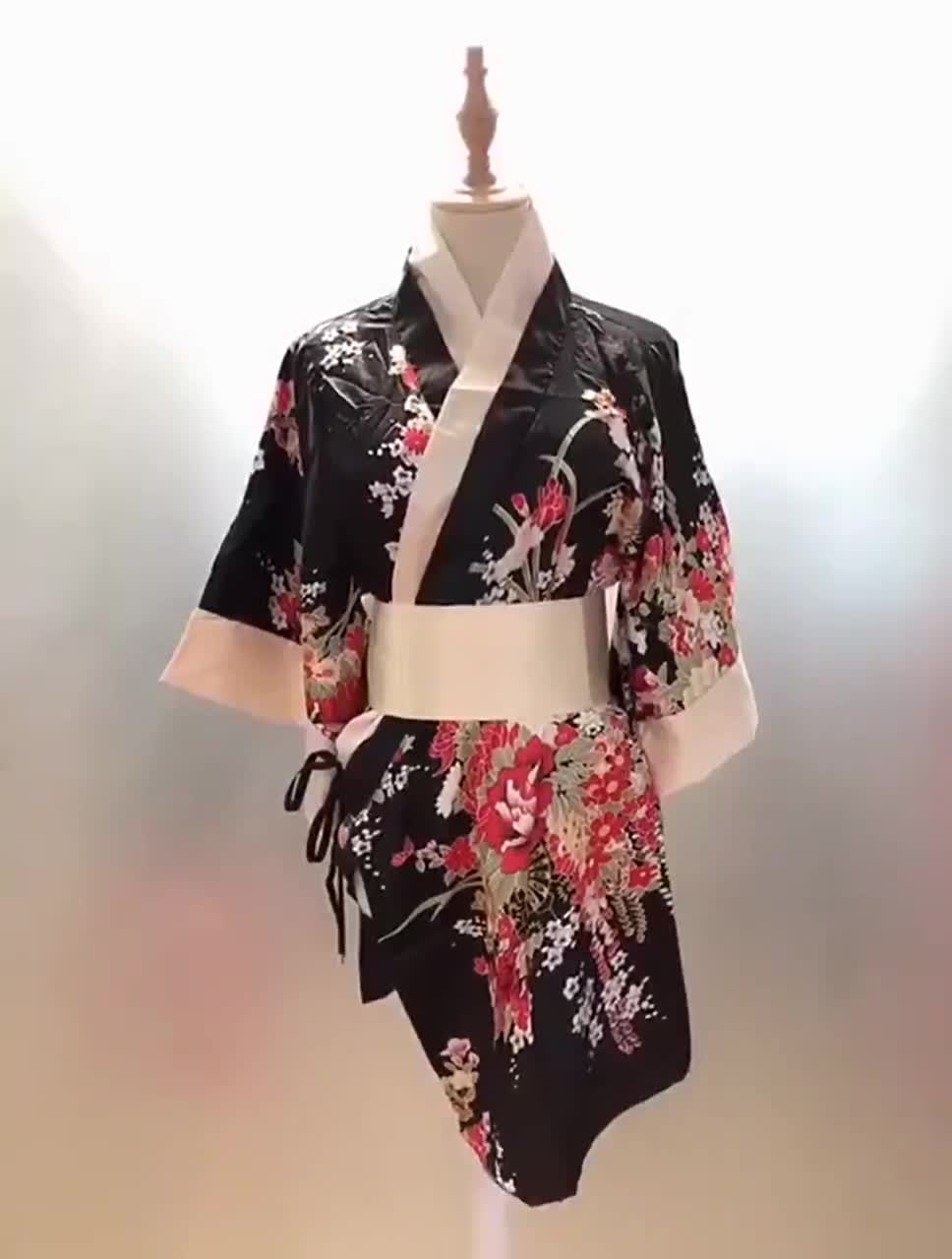 Váy ngủ kimono sexy đồ ngủ cosplay phong cách Nhật Bản quyến rũ | BigBuy360 - bigbuy360.vn