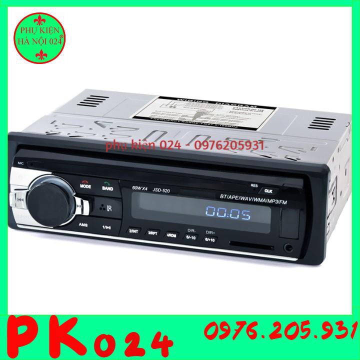 Máy Nghe Nhạc Bluetooth Xe Hơi Mp3 Kèm Đài Radio Rảnh Tay JSD-520