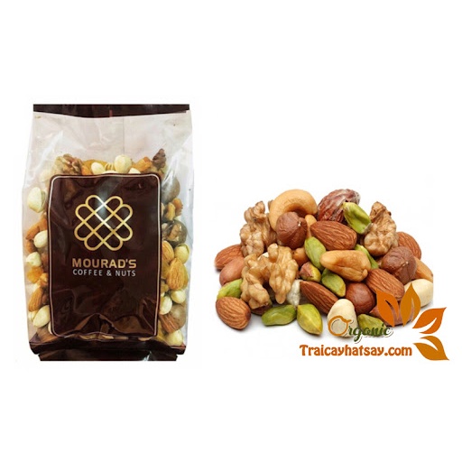 [Mã GROSALE2703 giảm 8% đơn 250K] Mix Nuts Hạt Không Vỏ (Nướng chín dậy vị dòn ngon) 500g.