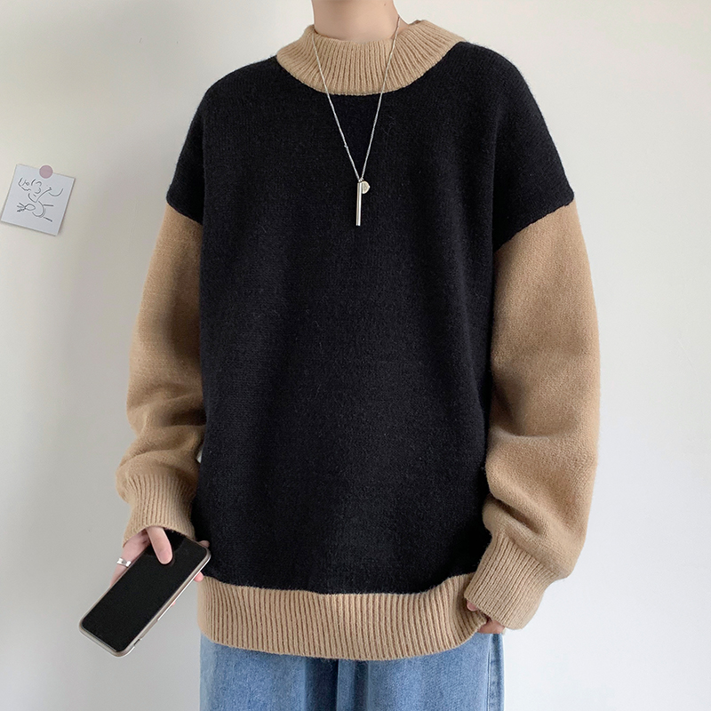Áo sweater cổ tròn tay dài 3 màu tùy chọn size M-XXL phong cách Hàn Quốc dành cho nam