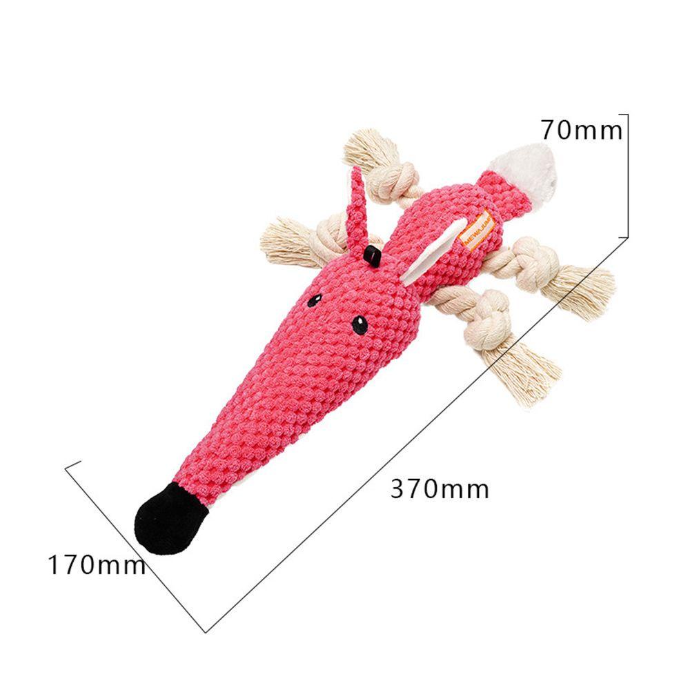 Chuột Nhồi Bông Bện Dây Thừng Làm Sạch Răng Cho Cún Cưng