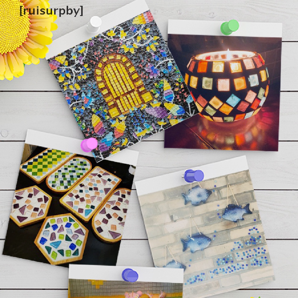 Túi 100g Gạch Thủy Tinh Pha Lê Phong Cách Mosaic Độc Đáo Dùng Làm Đồ Thủ Công DIY