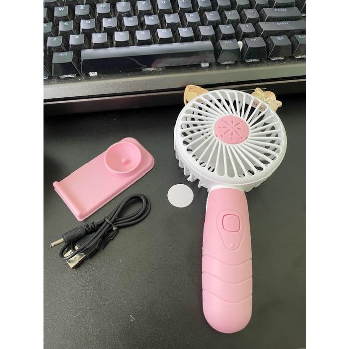 [ TONG5KGMH] Quạt Phun Sương MINI Fan Adorable Spray Phun Sương Tạo Độ ẨM Tốt-MÀU Ngẫu Nhiên