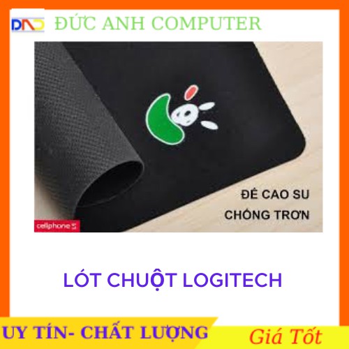 Miếng Lót Chuột ✨Free Ship Đơn 50k✨ Miếng Lót Chuột LOGITECH - Mềm Mịn - Siêu Rẻ, 20cm x 24cm