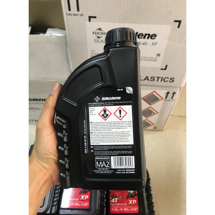 Nhớt Fuchs Silkolene Pro 4 5W40 XP 4T 1L Hàng Chính Hãng