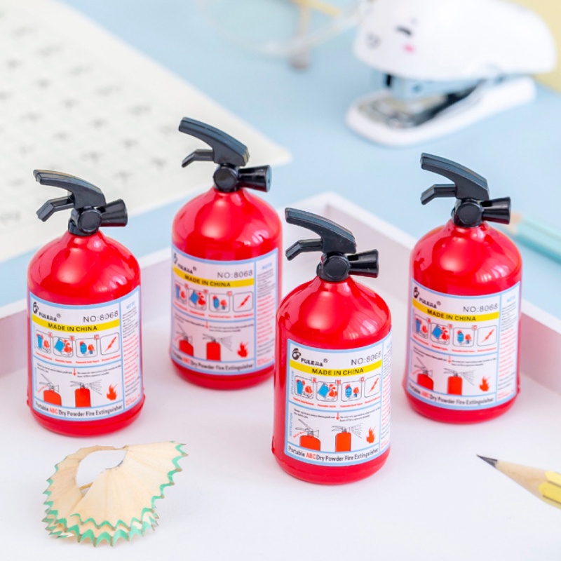 1 Đồ Chuốt Bút Chì Hình Bình Cứu Hỏa Dễ Thương