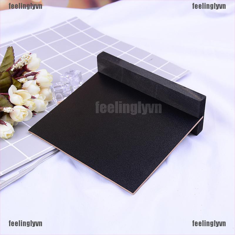 ❤TOP❤ Set bảng gỗ mini 15.3*12.7cm viết phấn để bàn trưng bày thông báo tiện dụng ❤YO