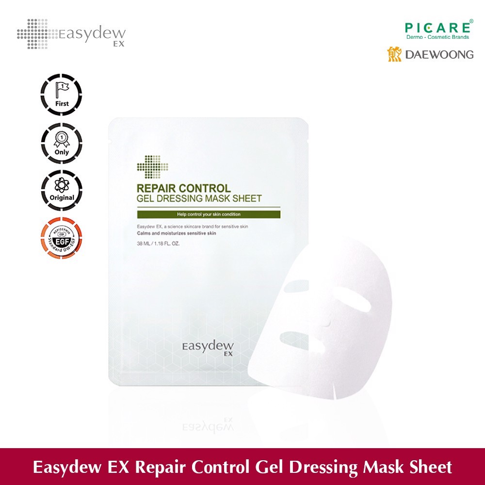 Mặt nạ làm mát &amp; dưỡng ẩm tức thì Easydew EX Repair Control Gel Dressing Mask ( 1 Miếng )