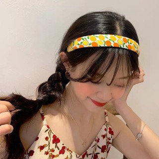🍋Bờm vải hình trái cây,băng đô cài tóc