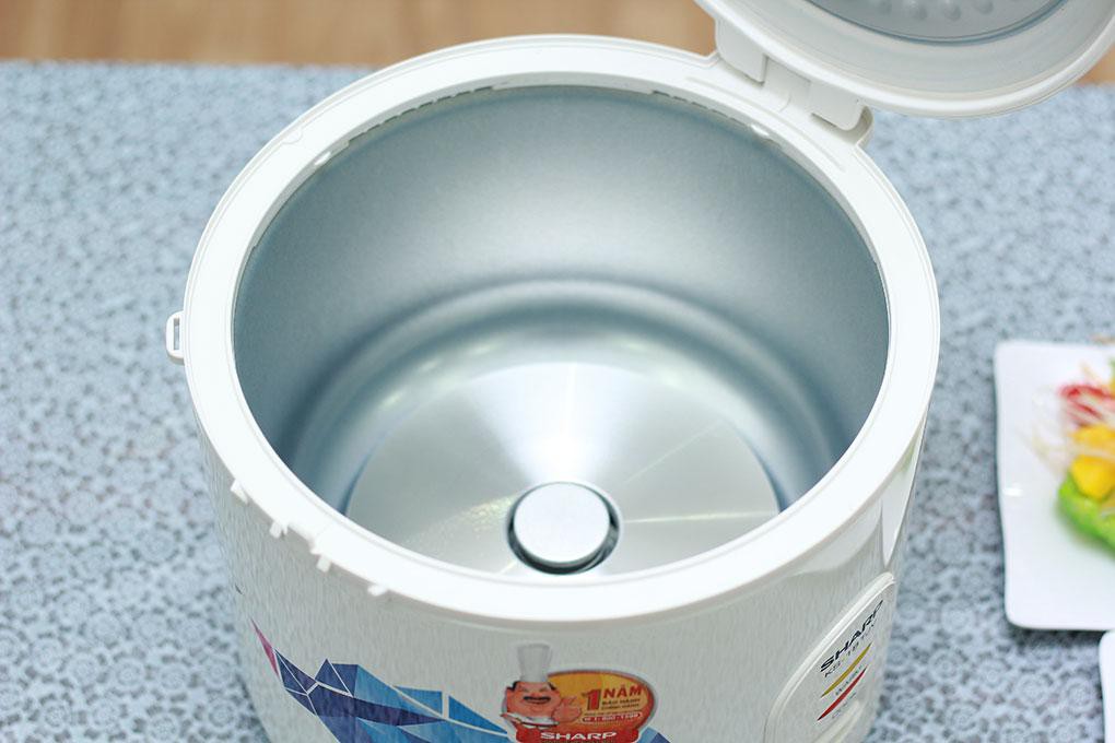 Nồi cơm điện Sharp 1.8 lít KS-18TJV Hàng trưng bày- Lòngnồi chống dính bền