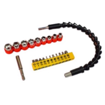 Bộ phụ kiện đa năng 30 chi tiết cho Máy Khoan Pin -  Siết Bulong