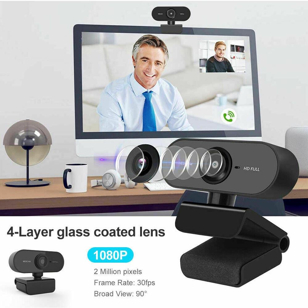 Webcam YOOSEE YS13  Máy Tính Có Mic FHD 1080P, Hỗ Trợ Học Online, Họp Trực Tuyến, Gọi Video Hình Ảnh Siêu Nét