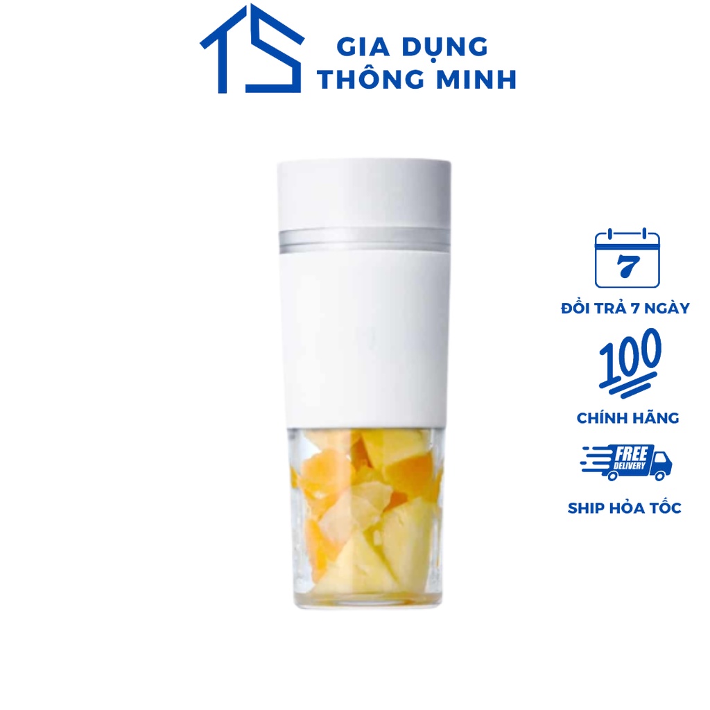 Máy xay Sinh Tố Cầm Tay Xiaomi Tích Điện, Máy xay Di Động Sạc Pin Mijia MJZZB01PL Màu Trắng
