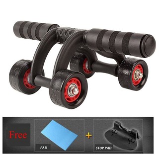 Con lăn tập bụng 4 bánh ab dominal wheel bx02