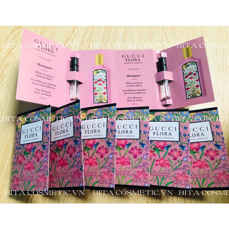 Vial 1.5ml nước hoa Gu.cc! Flora Gorgeous Gardenia EDP