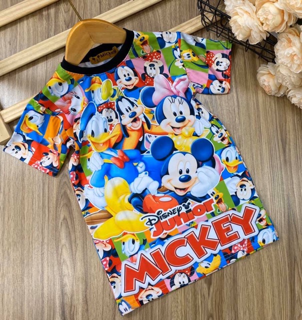 Đầm suông thun lạnh 3d