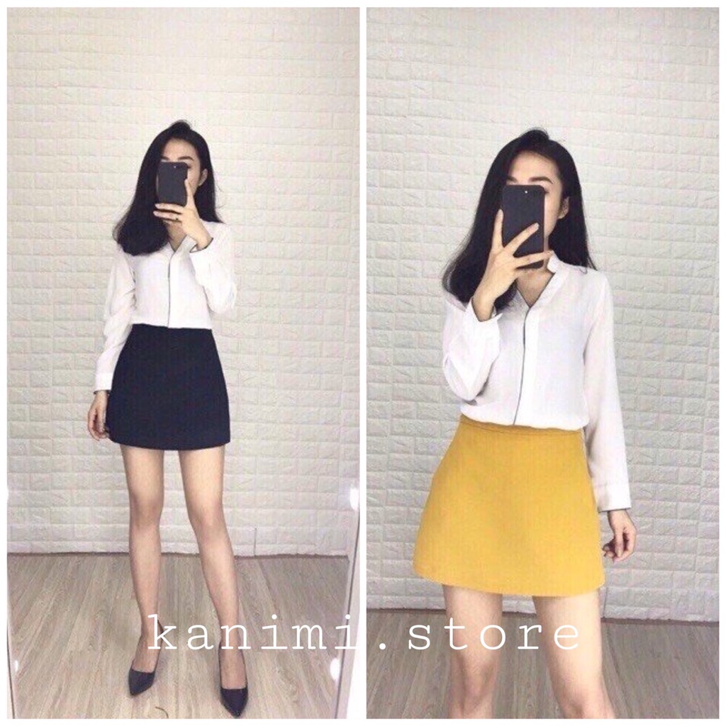 Quần giả váy Kanimi - quần váy vải tuyết mưa siêu đẹp - CV04