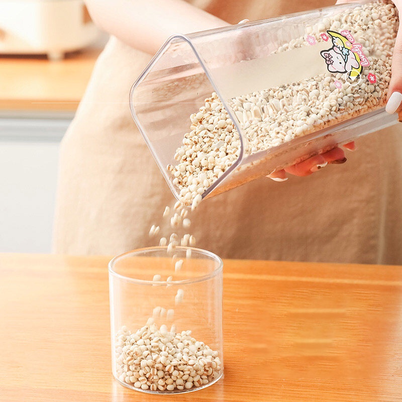 ONLY HOUSE Hũ Nhựa Trong Suốt Đựng Ngũ Cốc Khô Thực Phẩm