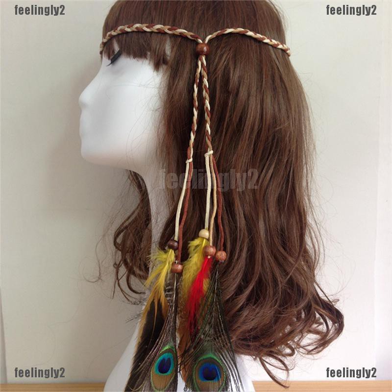 ❤Mặt Trời❤ Boho L Phong Cách Lông Vũ Đan