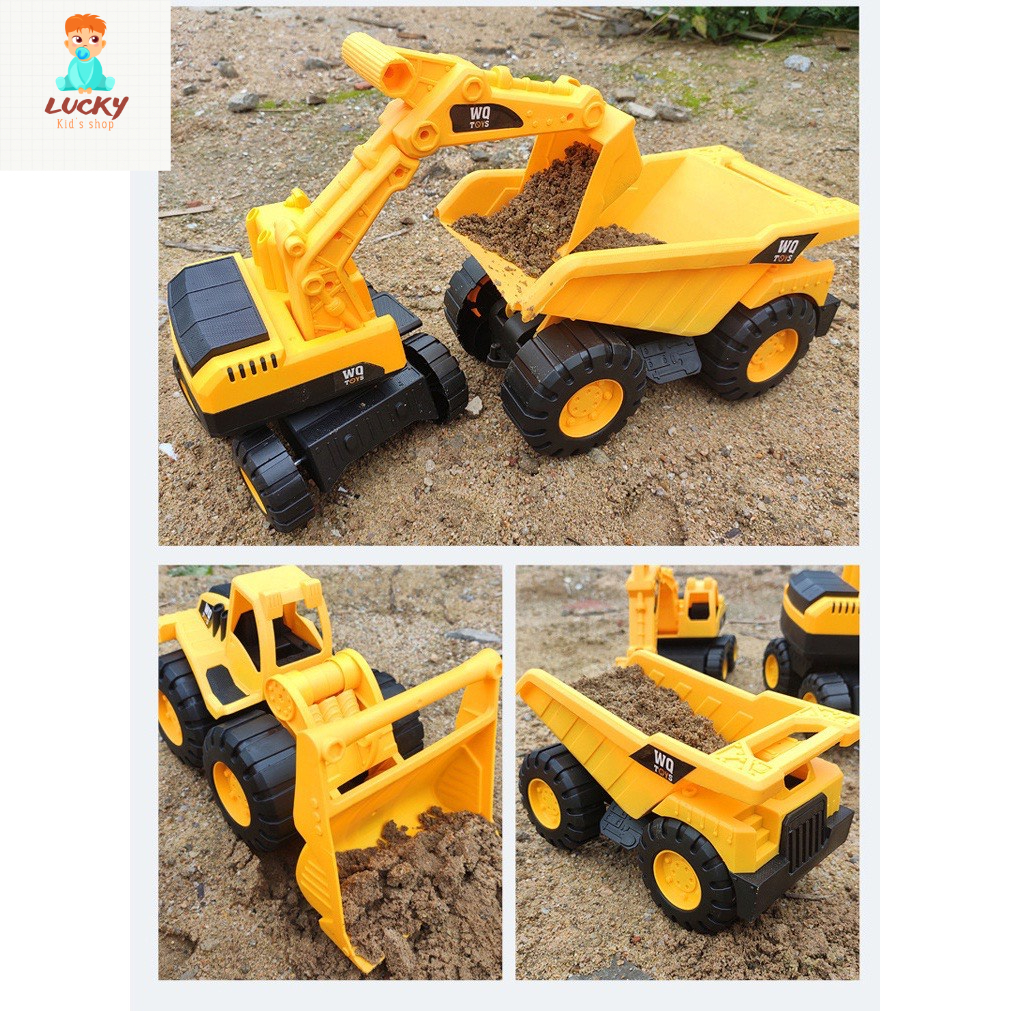 Đồ chơi trẻ em , ô tô đồ chơi xe công trình cỡ lớn chất liệu nhựa ABS cao cấp an toàn cho bé thỏa sức vui chơi
