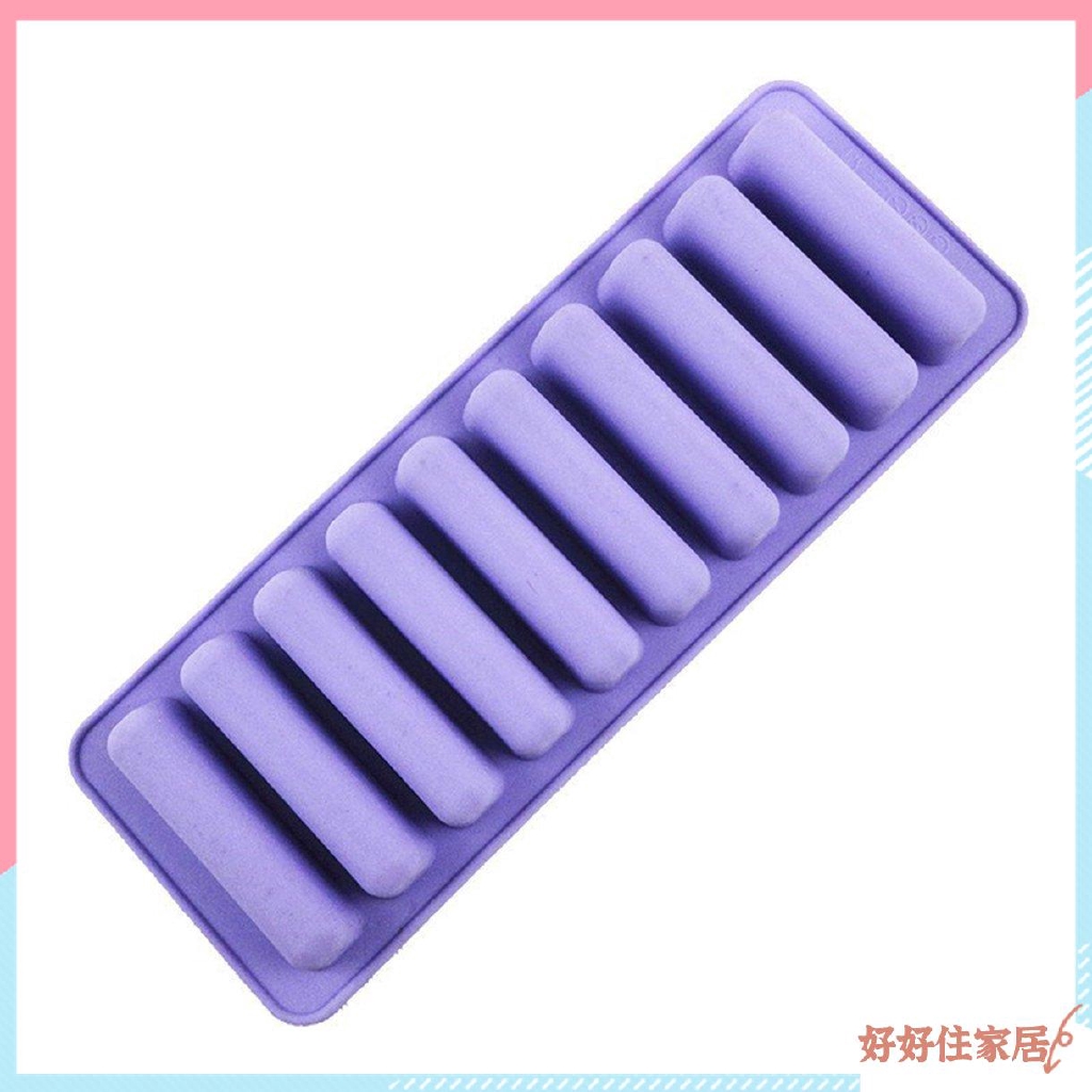 Khuôn làm đá 10 ô bằng Silicone