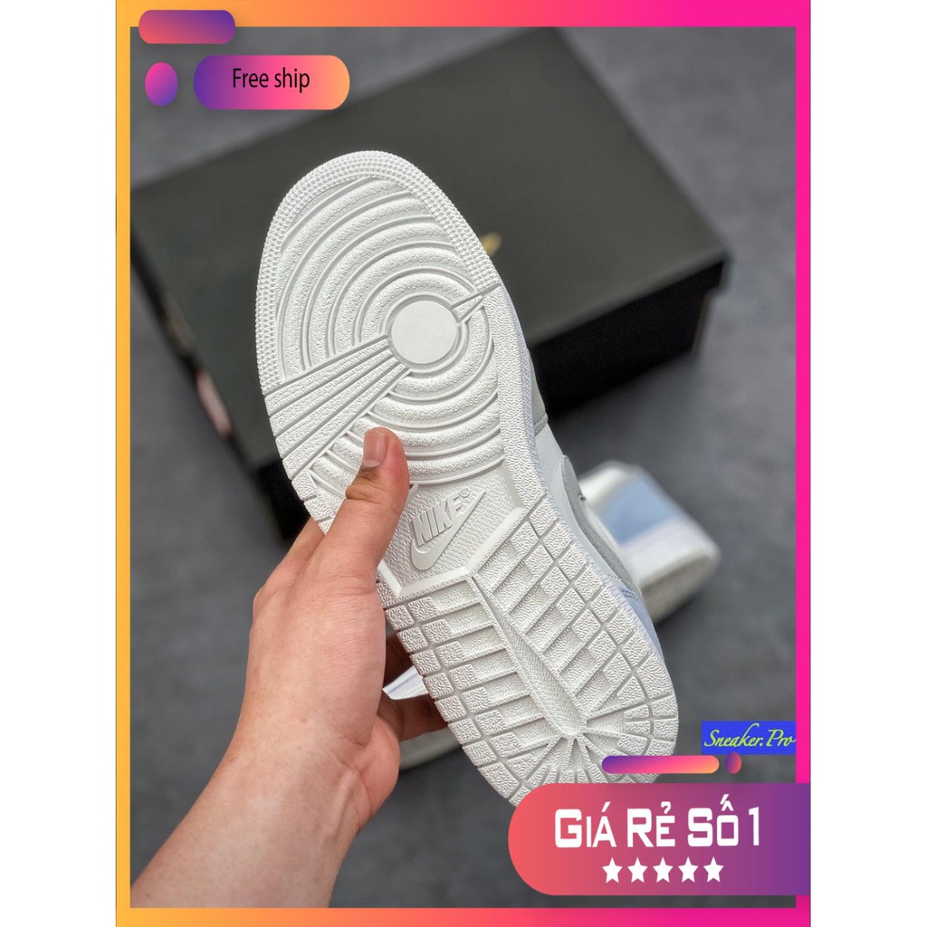 (FULL BOX + QUÀ TẶNG) Giày thể thao AIR JORDAN 1 Paris xám trắng siêu đẹp dành cho nam và nữ | BigBuy360 - bigbuy360.vn