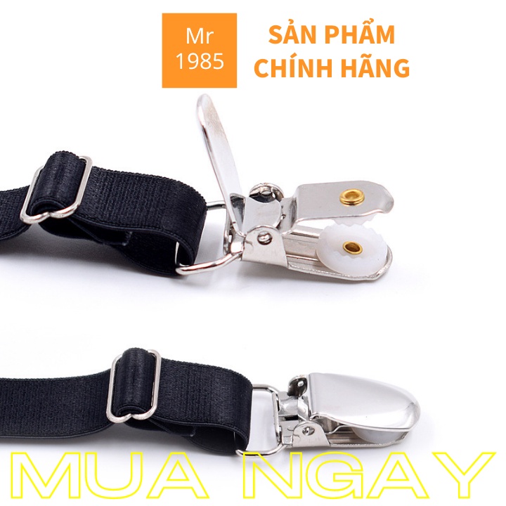 1 CẶP Kẹp Garter cố định áo sơ mi hàng chuẩn chắc chắn Mr1985 Đàn Ông Phải Thế