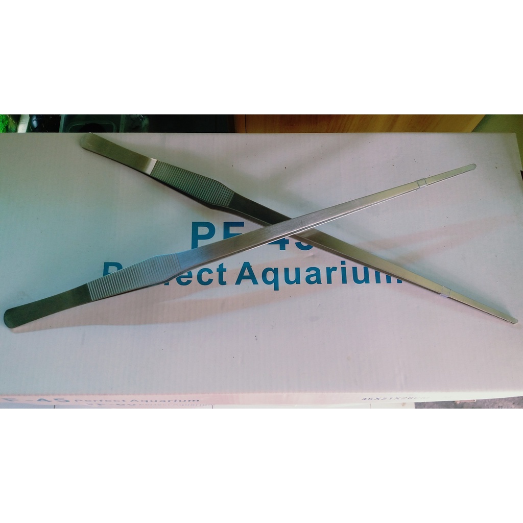Nhíp Thủy sinh Inox trồng cây- Nhíp thẳng 27cm - Nhíp Cong 38cm- Loại tốt dành cho bể cá, thuỳ sinh