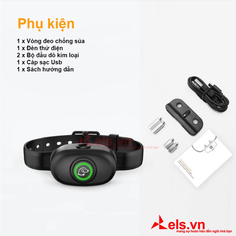 Vòng đeo cổ chống sủa cho chó DOG200