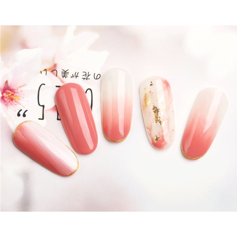 cọ phẩy nhũ ombre cọ quạt kéo xước kéo nhũ nail - manh219