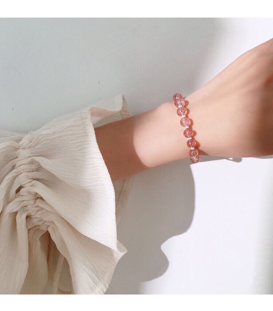 Vòng tay bạc mix đá