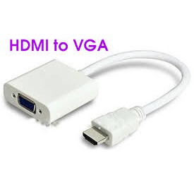 Cáp chuyển đổi HDMI-VGA cho Pc, Laptop