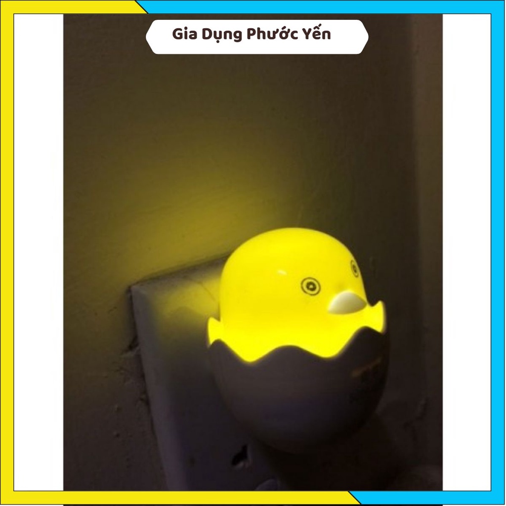Đèn ngủ gà con cảm ứng ánh sáng