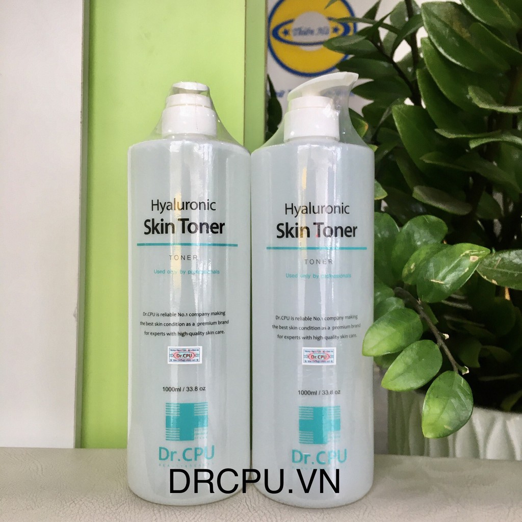 Nước hoa hồng căng bóng hyaluronic skin toner Dr CPU