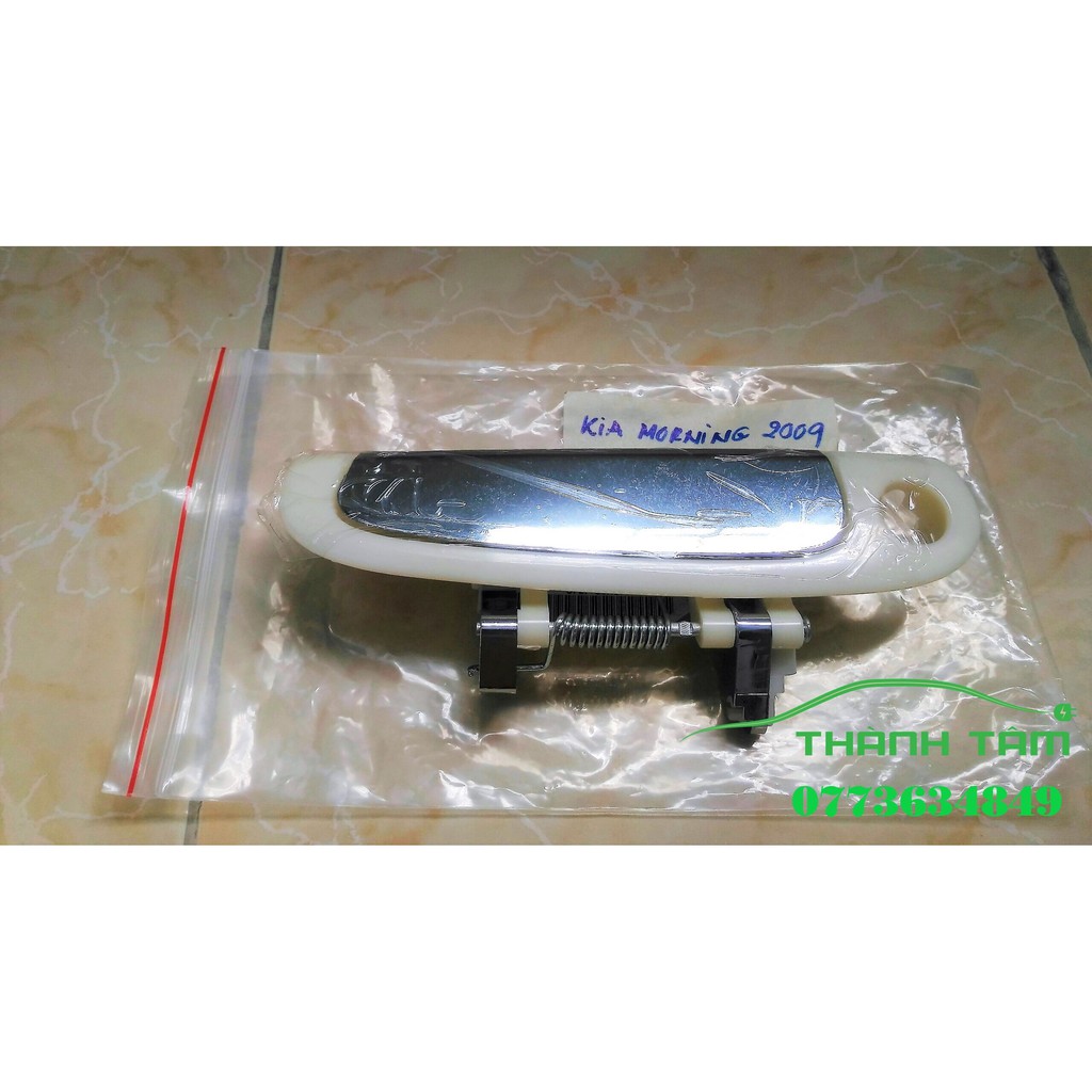 TAY MỞ CỬA NGOÀI KIA MORNING MẠ CROM 2005-2011/TAY NẮM CỬA NGOÀI KIA MORNING MẠ CROM 2005-2011