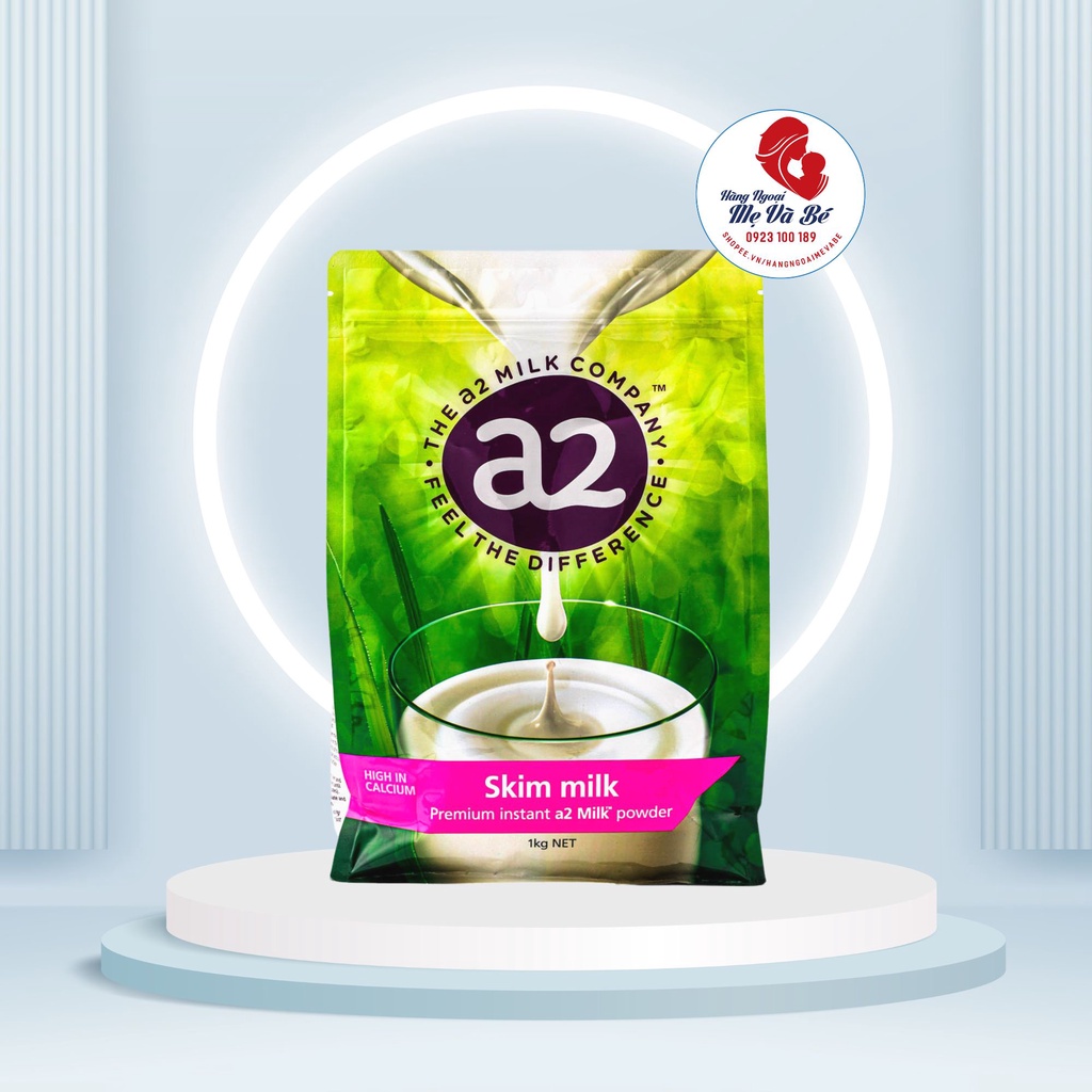 Sữa A2 nguyên kem/tách kem dạng bột - Úc 1kg [Date T2/2024]