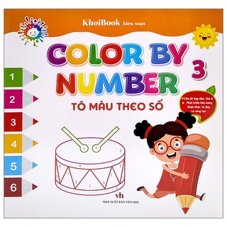 Sách color by number - tô màu theo số -tập 3
