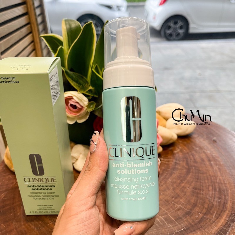 Sữa Rửa Mặt Tạo Bọt Giành Cho Da Mụn Clinique Cleansing Foam 125ml