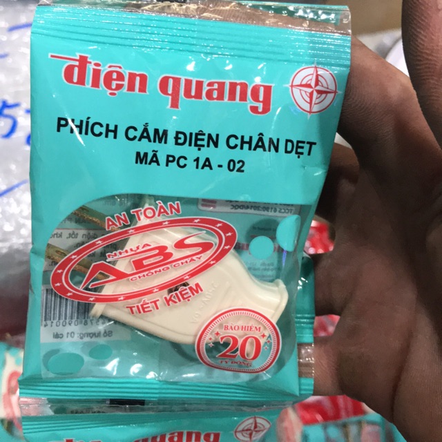 Set 5 & 10 phích cắm Điện Quang(đầu dẹp)