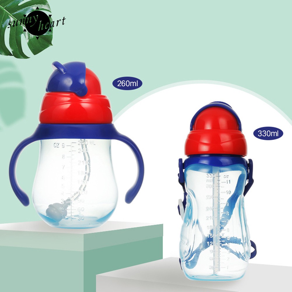 Bình Nước Chống Tràn Có Ống Hút Cho Bé Hiệu Sunny 260 / 330ml