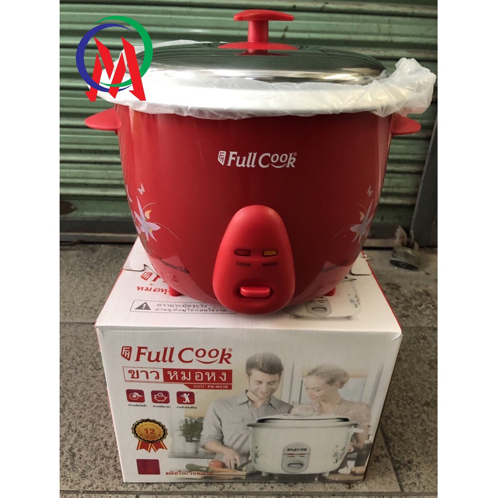 [HÀNG THÁI LAN] Nồi cơm điện Fullcook Nắp Rời 1.8L