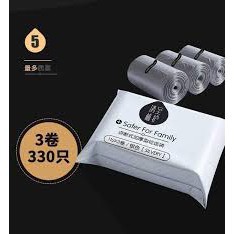 Cuộn 110 túi rác sinh học tự phân hủy siêu dai
