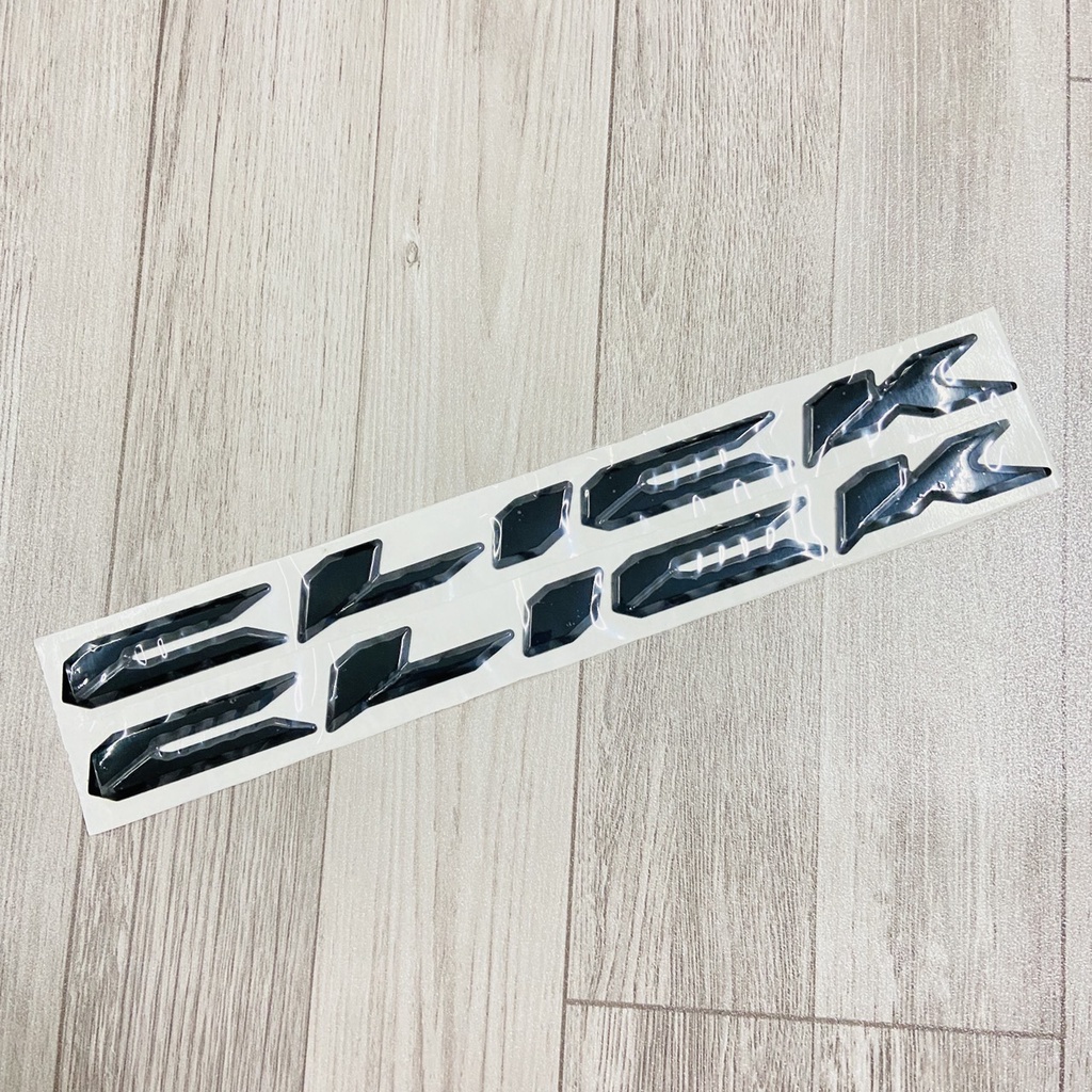 ( CLICK ĐEN ) Bộ tem chữ kèm logo cánh chim chất liệu nhựa dẻo mạ chrome sáng bóng